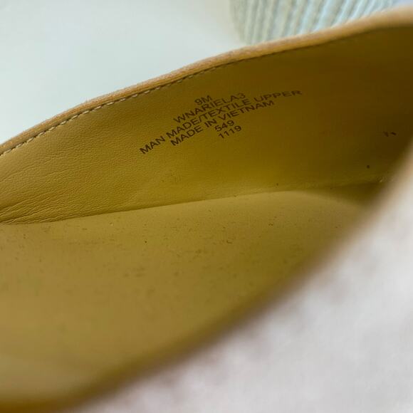 Nine West pink and brown espadrille wedges size 9 - Picture 7 of 7